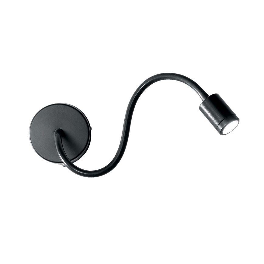 Ideal Lux - Гнучка світлодіодна лампа FOCUS LED/4W/230V CRI 90 чорна