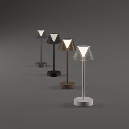 Ideal Lux - Світлодіодна димована сенсорна лампа LOLITA LED/2,8W/5V 2200 mAh IP54 коричнева