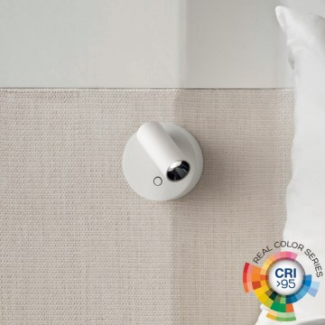 Ideal Lux - LED димований сенсорний настінний точковий світильник ELF LED/3W/230V CRI 95 білий