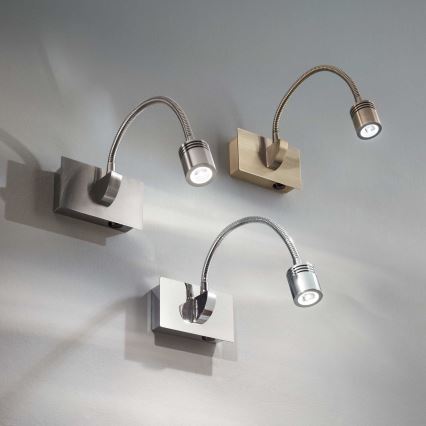 Ideal Lux - LED гибкий настенный светильник DYNAMO LED/3,5W/230V CRI 90 бронзовый