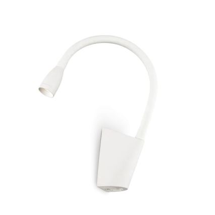Ideal Lux - LED Гнучка лампа GOOSE LED/3W/230V CRI 90 білий