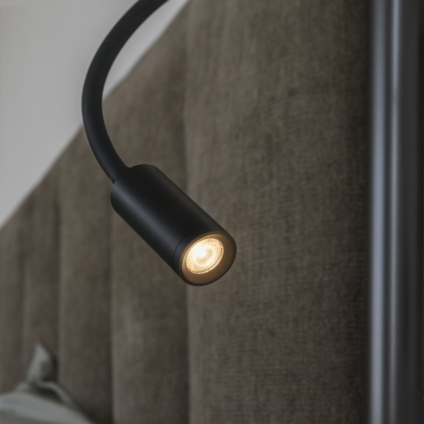 Ideal Lux - LED Гнучка лампа FOCUS LED/3,5W/230V CRI 90 чорний