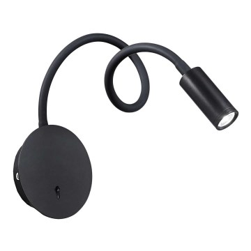 Ideal Lux - LED Гнучка лампа FOCUS LED/3,5W/230V CRI 90 чорний