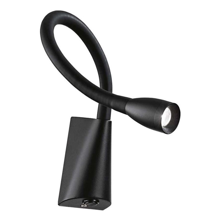 Ideal Lux - LED Гнучка лампа GOOSE LED/3W/230V CRI 90 чорний
