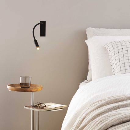 Ideal Lux - LED Гнучка лампа IO LED/3W/230V CRI 90 чорний