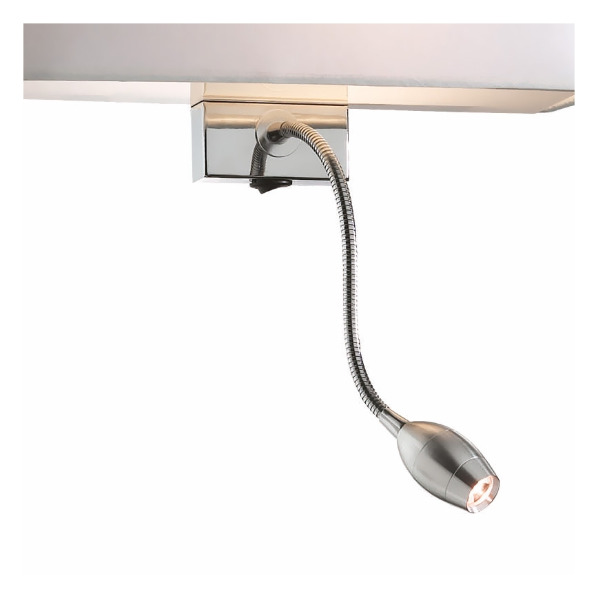 Ideal Lux - LED Гнучка настінна лампа HOTEL 1xE27/60W + LED/1,5W/230V