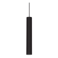 Ideal Lux - LED люстра на тросе LOOK 1xGU10/7W/230V CRI 90 диам. 6 см черная