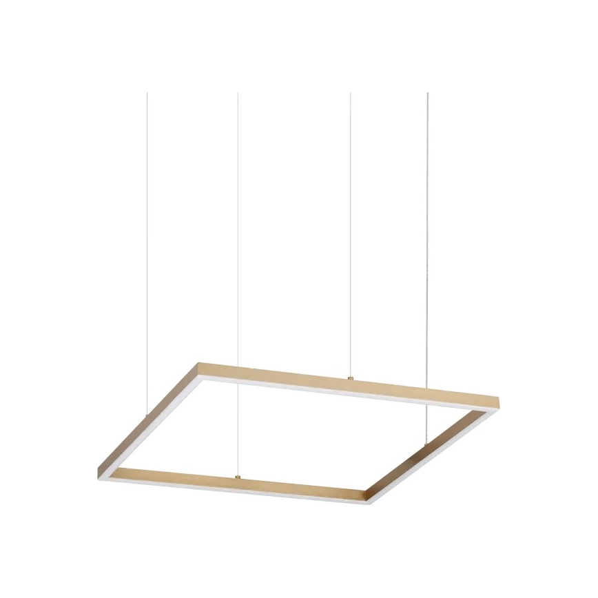 Ideal Lux - LED-люстра на тросе ORACLE SLIM LED/33 Вт/230 В 3000K CRI 90 50x50 см золотая