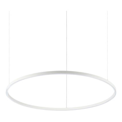 Ideal Lux - LED-люстра на тросе ORACLE SLIM, 53 Вт, 230 В, 4000 К, CRI 90, Ø 90 см, белая