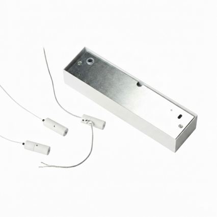 Ideal Lux - LED-люстра на тросе ORACLE SLIM, 53 Вт, 230 В, 4000 К, CRI 90, Ø 90 см, белая