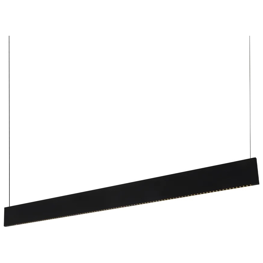 Ideal Lux - LED-люстра на тросе STEEL, 24W/230V, 3000K, CRI 90, 120 см, чёрная