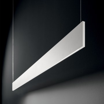 Ideal Lux - LED люстра на тросе STEEL LED/24W/230V 3000K CRI 90 120 см белая