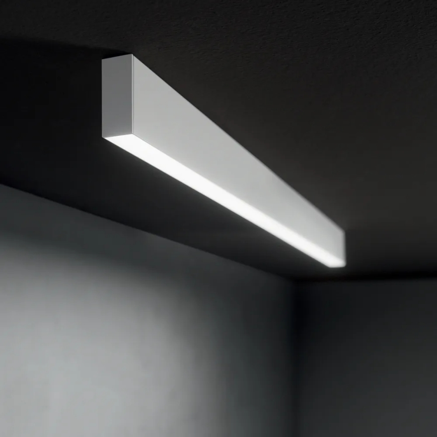 Ideal Lux - LED-люстра на тросе STEEL LED/29 Вт/230 В 3000 K CRI 90 120 см белая