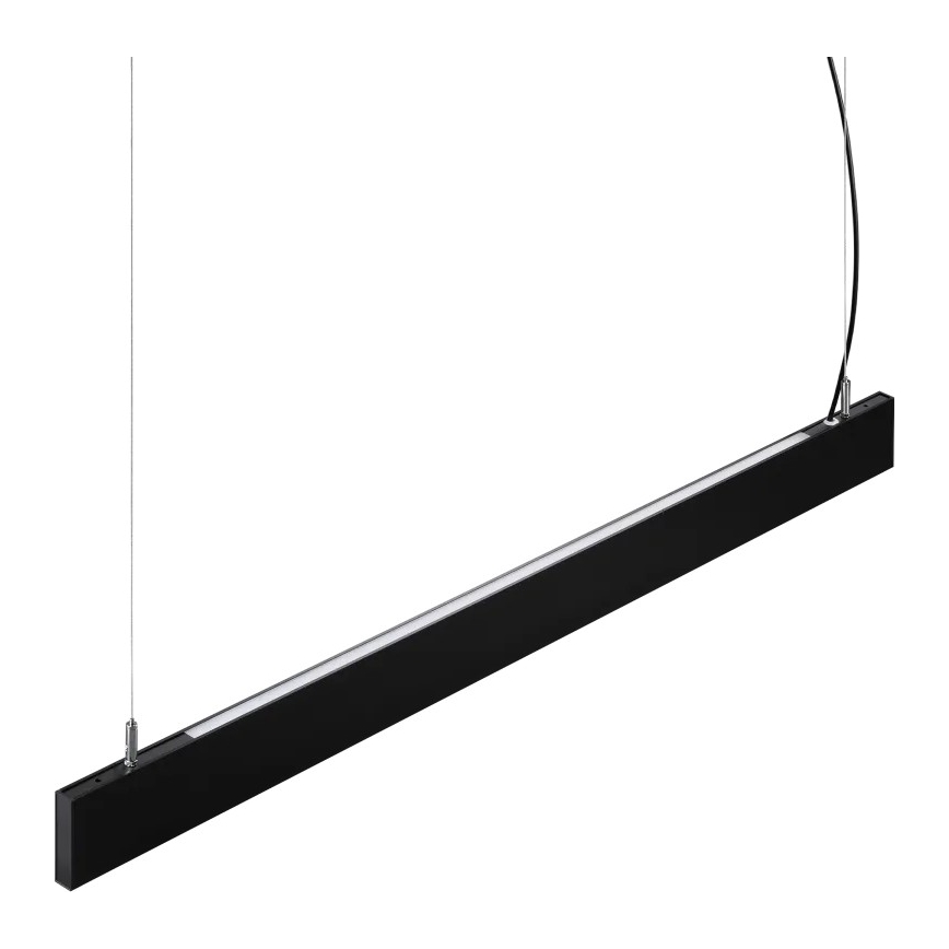 Ideal Lux - LED-люстра на тросе STEEL LED/29W/230V 3000K CRI 90 120 см чёрная