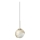 Ideal Lux - LED люстра на тросі BLOOM 1xG9/3W/230V діаметр 11,5 см золота/димчасто-бежева