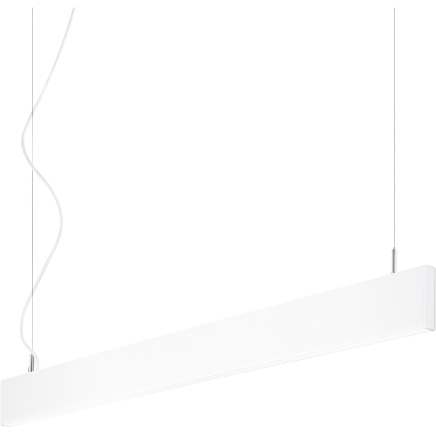 Ideal Lux - LED-люстра на тросі LINUS LED/32W/230V 4000K CRI 90 120 cm біла