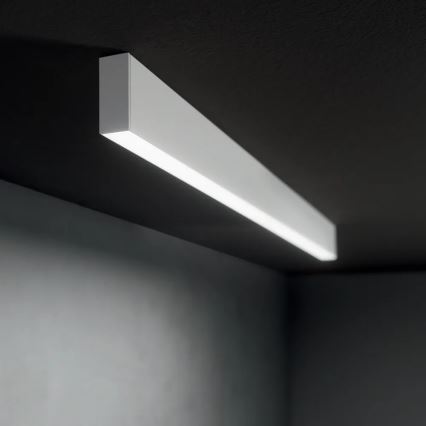 Ideal Lux - LED-люстра на тросі LINUS LED/32W/230V 4000K CRI 90 120 cm біла