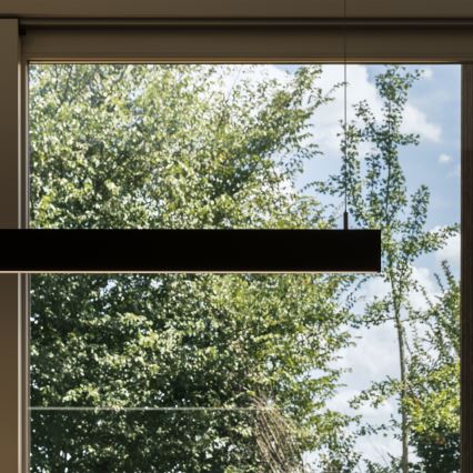 Ideal Lux - LED люстра на тросі LINUS LED/32W/230V 4000K CRI 90 120 cm чорна