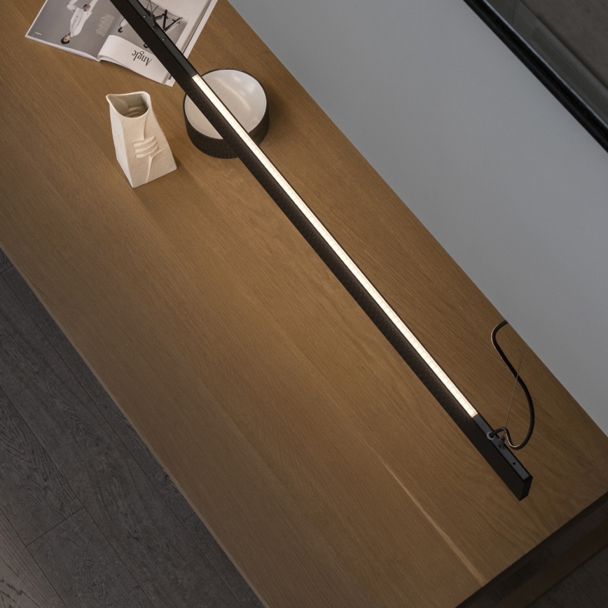 Ideal Lux - LED люстра на тросі LINUS LED/32W/230V 4000K CRI 90 120 cm чорна