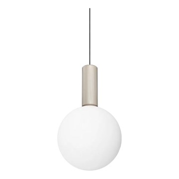 Ideal Lux - LED-люстра на тросі ODEON LED/8W/230V CRI 90 діаметр 20 см бежева/біла