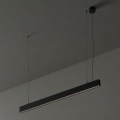 Ideal Lux - LED люстра на тросі OFFICE LED/30W/230V 3000K CRI 90 чорна