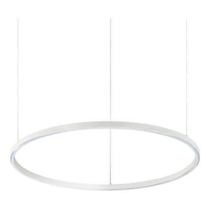 Ideal Lux - LED-люстра на тросі ORACLE SLIM LED/37W/230V 3000K CRI 90, діаметр 70 см, біла