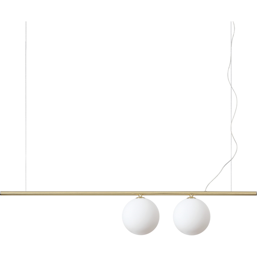 Ideal Lux - LED-люстра на тросі PERLINE 2xG9/3W/230V золота