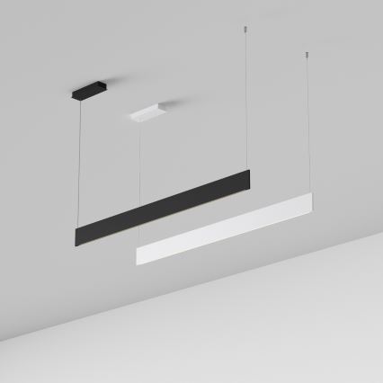 Ideal Lux - LED-люстра на тросі STEEL LED/24W/230V 3000K CRI 90, 120 см, чорна
