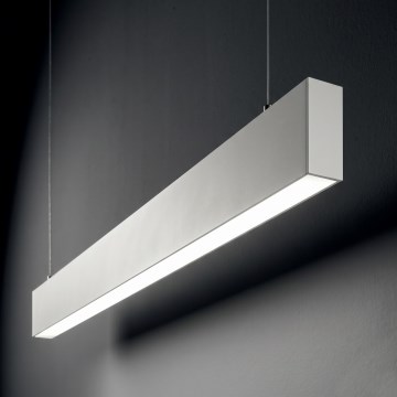 Ideal Lux - LED-люстра на тросі STEEL LED/29Вт/230В 3000К CRI 90 120 см біла
