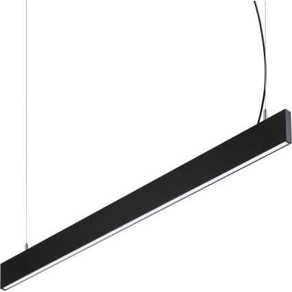 Ideal Lux - LED-люстра на тросі STEEL LED/29W/230V 4000K CRI 90 120 cm чорна