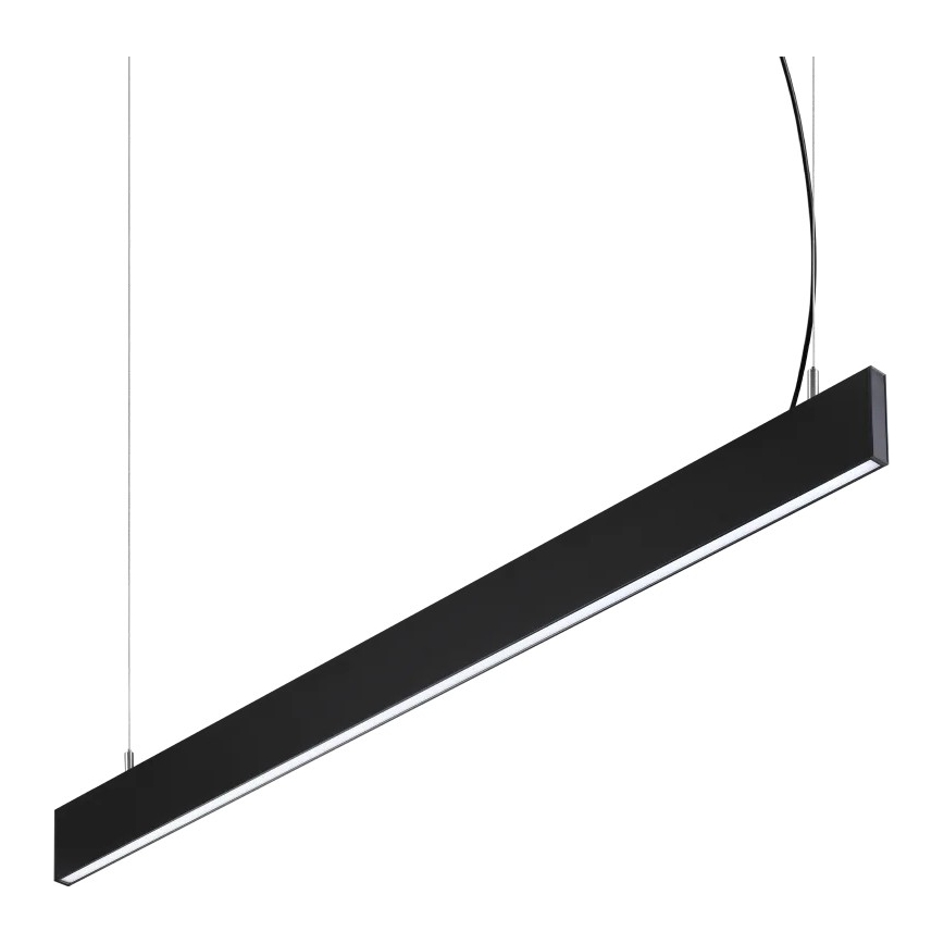 Ideal Lux - LED-люстра на тросі STEEL LED/29W/230V 4000K CRI 90 120 cm чорна