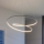 Ideal Lux - LED люстра на тросі з регулюванням яскравості OZ LED/48W/230V діам. 60 см CRI 90 біла