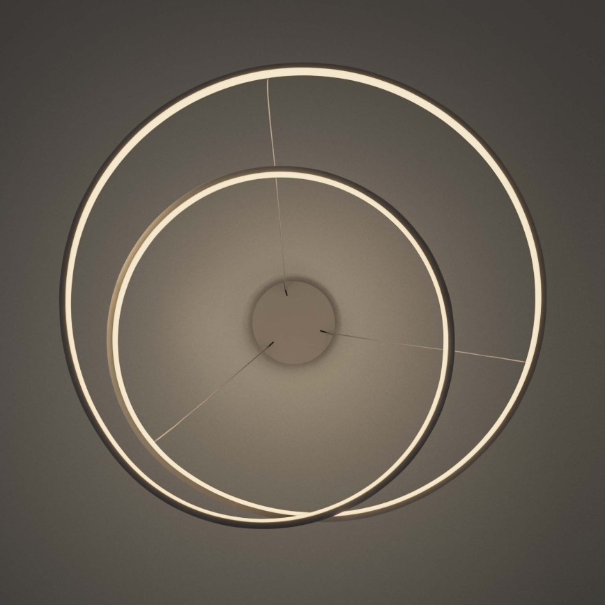 Ideal Lux - LED люстра на тросі з регулюванням яскравості OZ LED/48W/230V діам. 60 см CRI 90 біла