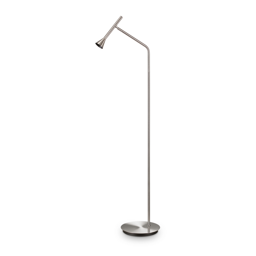 Ideal Lux - LED напольная лампа DIESIS LED/4,5W/230V CRI 95 матовый хром