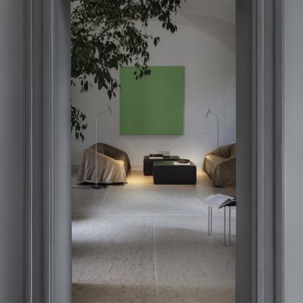 Ideal Lux - LED напольная лампа DIESIS LED/4,5W/230V CRI 95 матовый хром