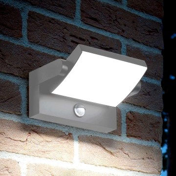 Ideal Lux - LED наружный настенный светильник с датчиком SWIPE LED/21W/230V CRI 90 IP54 белый