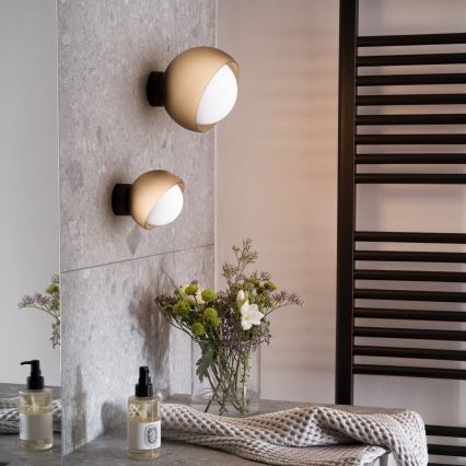 Ideal Lux - LED настенный светильник BLOOM 1xG9/3W/230V золотой/дымчато-бежевый