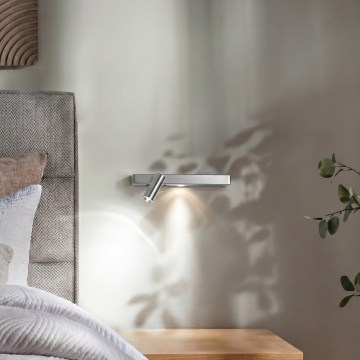 Ideal Lux - LED Настенный светильник BONNE LED/6,5W/230V CRI 90 матовый хром