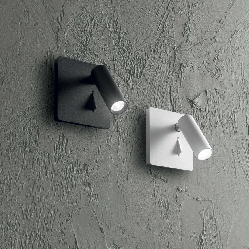 Ideal Lux - Светильник настенный светодиодный LITE LED/3W/230V CRI 90 черный