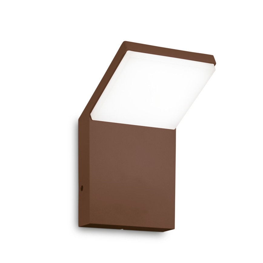 Ideal Lux - LED Уличный настенный светильник STYLE LED/8,5W/230V 3000K CRI 90 IP54 коричневый