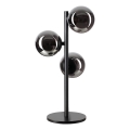 Ideal Lux - LED настільна лампа PERLAGE 3xG9/3W/230V чорний/димчасто-чорний