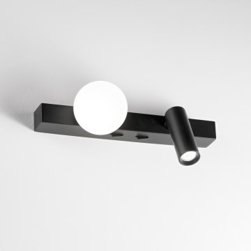 Ideal Lux - LED настінний світильник BINOMIO 2xLED/3W/230V CRI 90 чорний