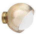 Ideal Lux - LED настінний світильник BLOOM 1xE27/42W/230V золотий/димчасто-бежевий