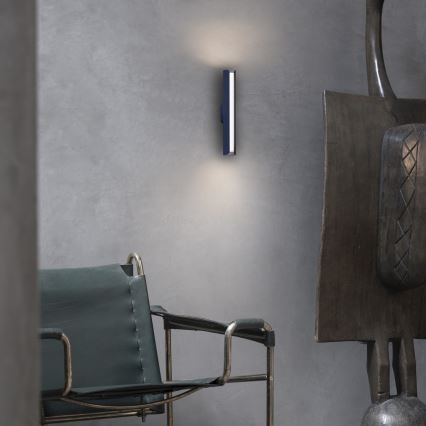 Ідеал Люкс - світлодіодний настінний світильник ДОРІКА ЛЕД/8,5Вт/230В КРІ 90 чорний