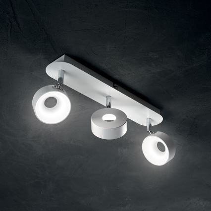 Ideal Lux - LED настінний точковий світильник OBY 3xLED/6W/230V CRI 90 білий