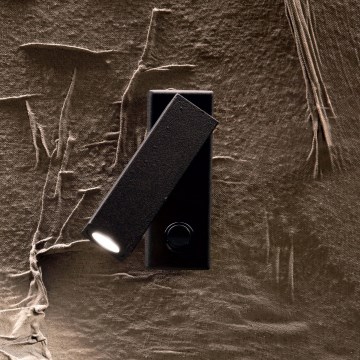 Ideal Lux - LED настінний точковий світильник PAGE LED/3W/230V CRI 90 чорний