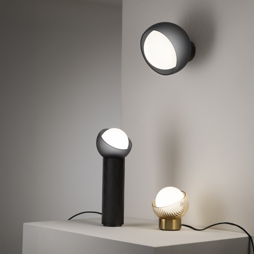 Ideal Lux - LED настольная лампа BLOOM 1xG9/3W/230V золотая/дымчато-бежевая