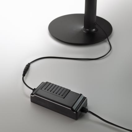 Ideal Lux - LED підлогова лампа з регулюванням яскравості DORICA LED/50W/230V CRI 90 чорна