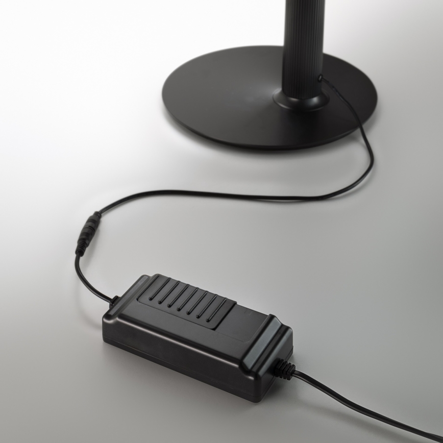 Ideal Lux - LED підлогова лампа з регулюванням яскравості DORICA LED/50W/230V CRI 90 чорна