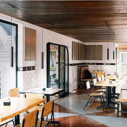 Ideal Lux - LED Підвісна люстра для трекової системи LOOK 1xGU10/7W/230V CRI90 чорний